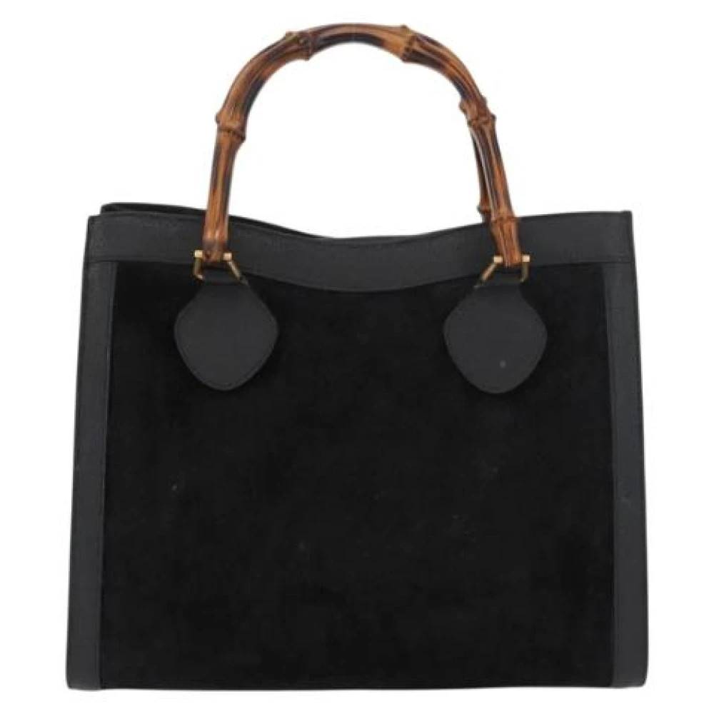 Gucci Vintage Pre-owned Vintage Håndtaske - Vintage - Dame - Sort - ONE SIZE - Læder