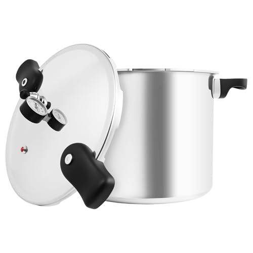 SHZICMY kommersiellt kök stor kapacitet 22 liter aluminium tryckkokare, snabb kock 70 kpa