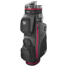 Wilson Staff I-Lock Cart Bag (sort/rød)