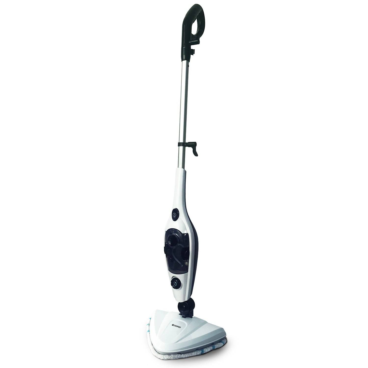 Champion Ångmopp 10-In-1 1500W SM210 – Vit/svart
