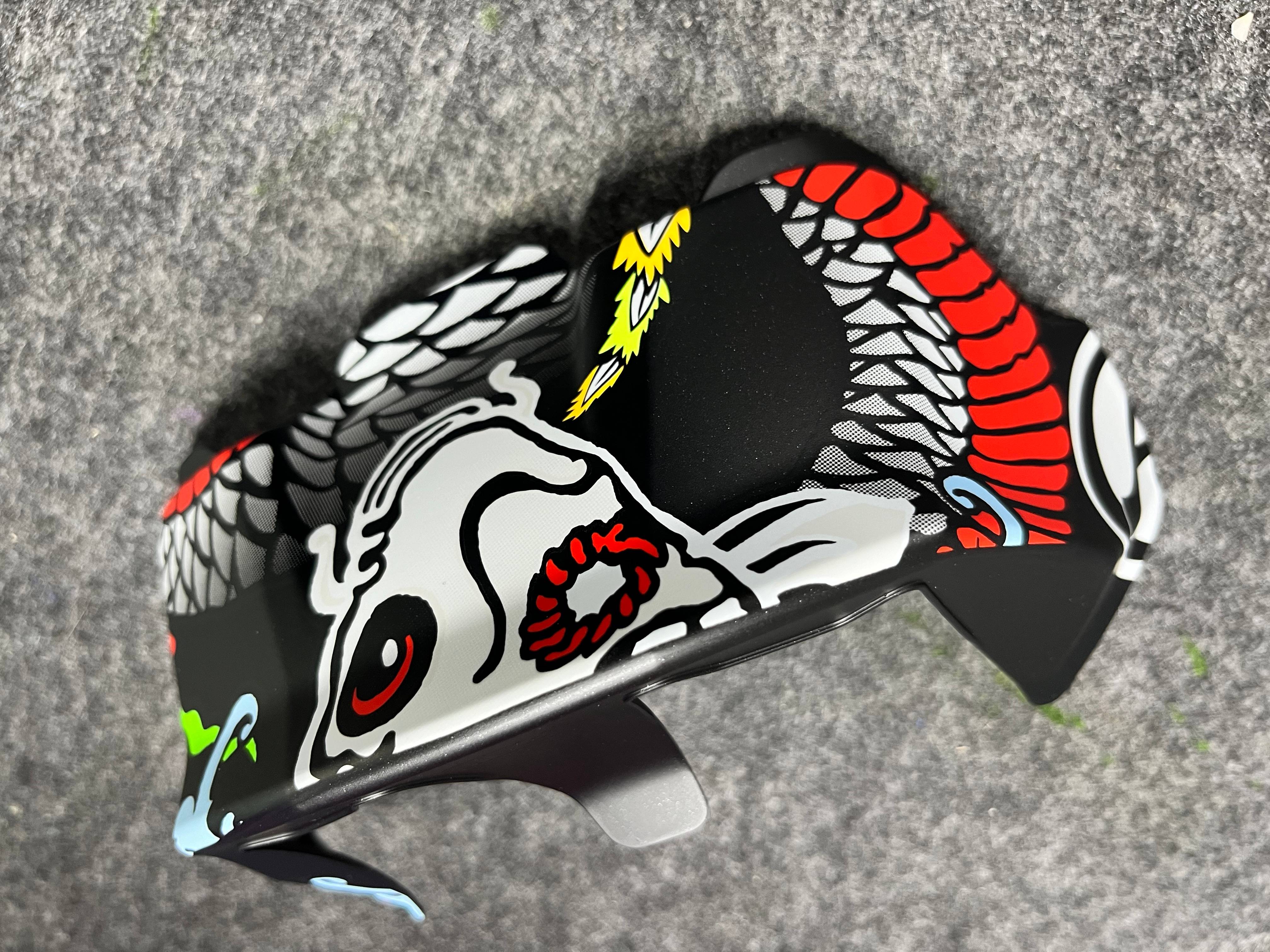 2025 NEW Non original Rear Trim Helmet Spoiler For ARAI  RX7X RX-7X RX7V RX7 GP Helmet RX7X Spoiler
