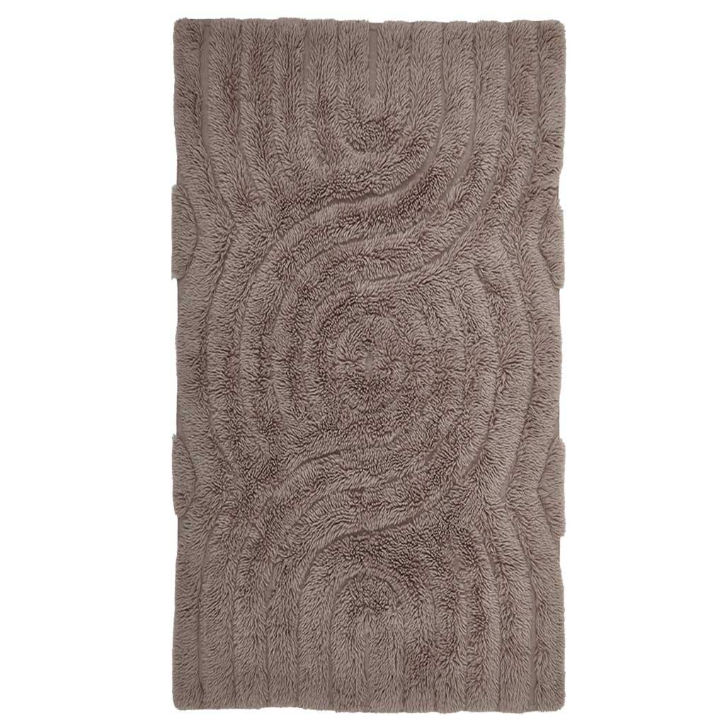 Swirl Shaggy Woolen Løber - 70x140 - Grey - Liv Interior
