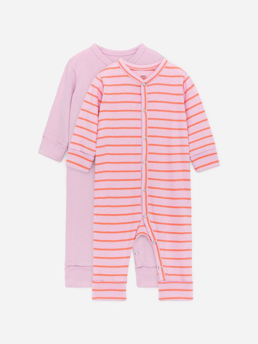 ARKET All-in-One Pyjama Set Of 2 -Pink, 74/80