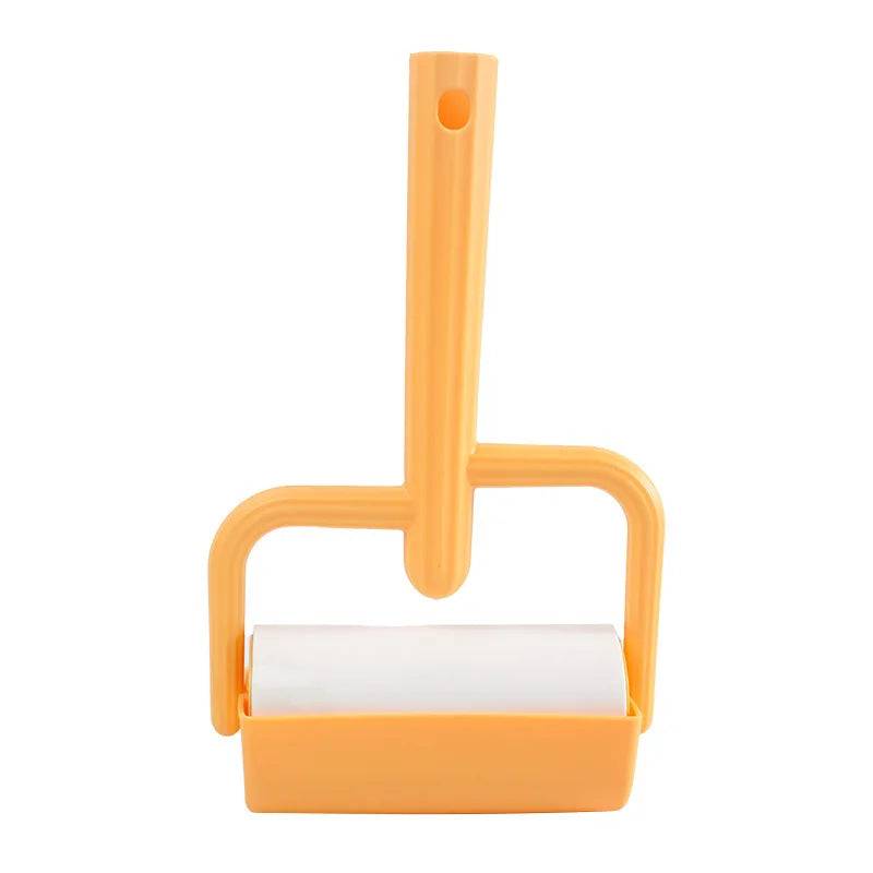 Self-Cleaning Pet Hair Remover - Dual-Sided Lint Roller - Orange