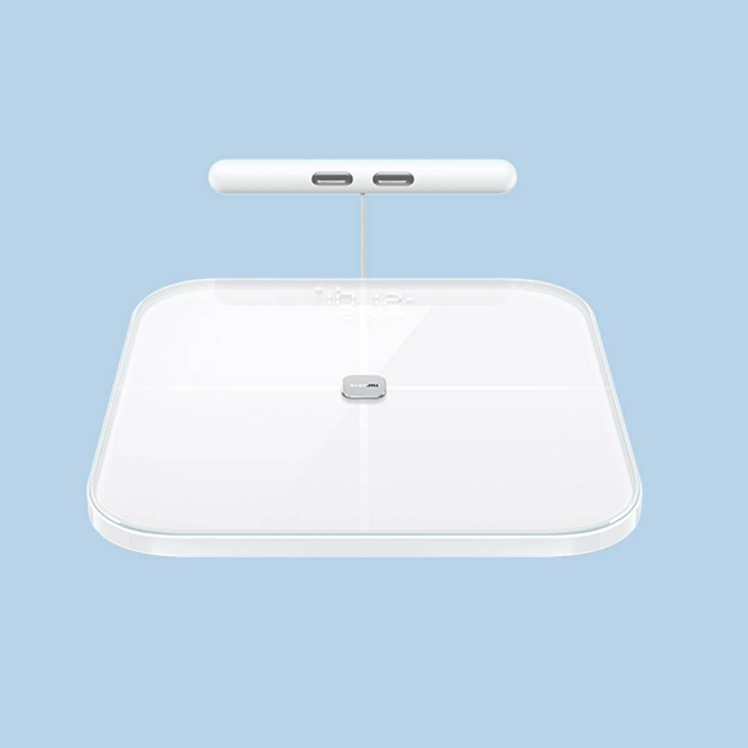 XIAOMI MIJIA Åtta Elektroder Bluetooth 5.0 Kroppsfettvåg Dual Band Hjärtfrekvens Uppdagning WiFi