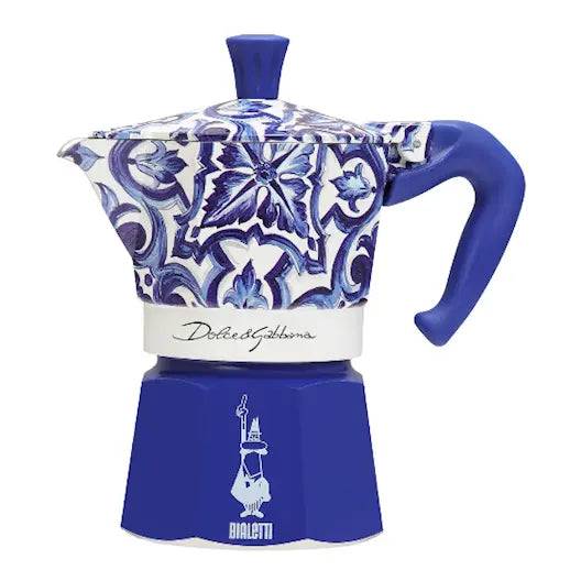 Bialetti Moka express Dolce & Gabbana 3 koppar Blå