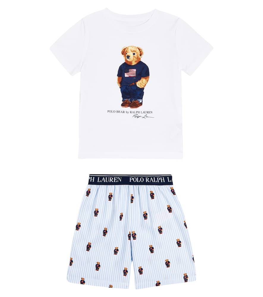 Polo Ralph Lauren Kids Pijama Polo Bear - multicolor - Y 10