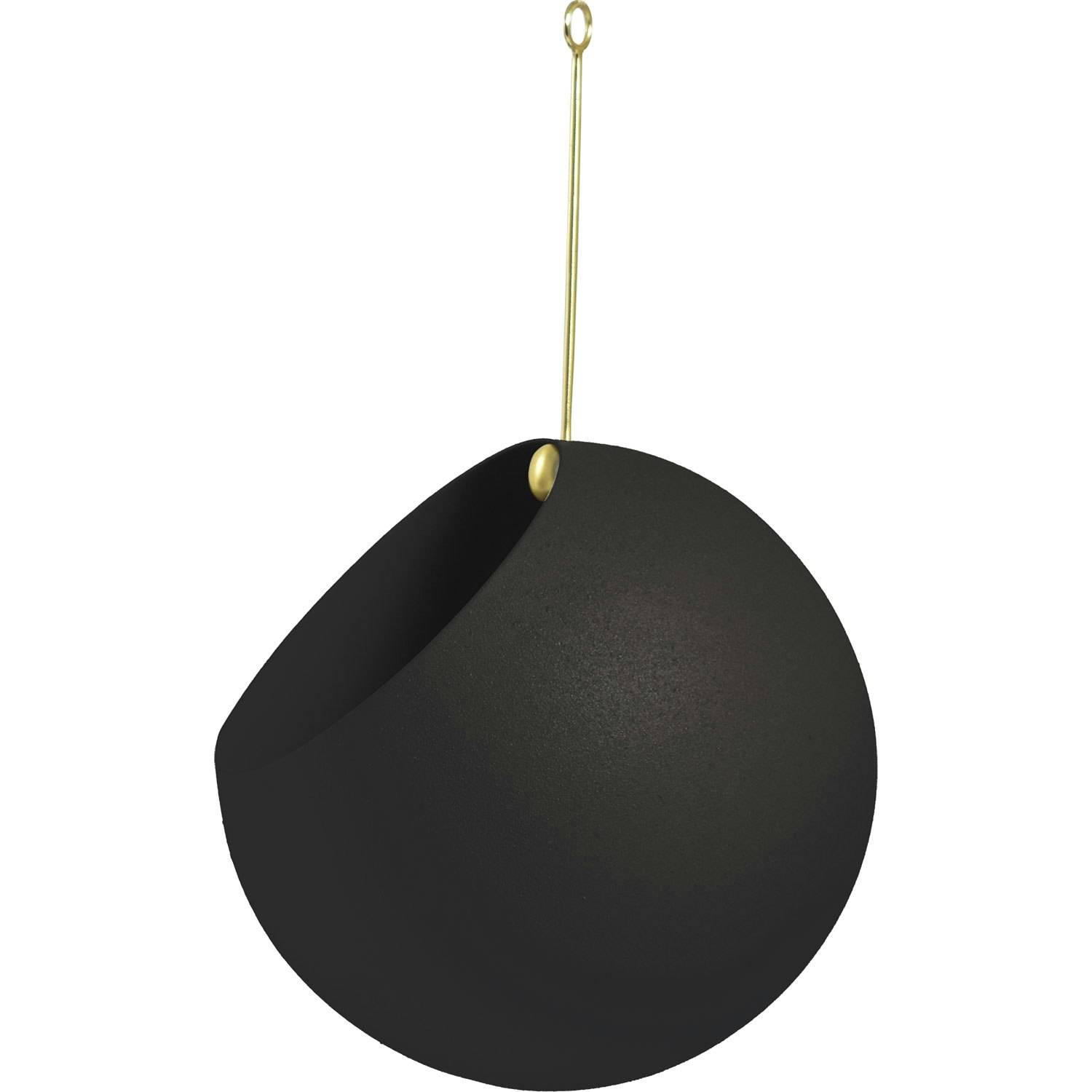 Aytm Globe Hängande Kruka Ø21x32 Cm Svart - Krukor Aluminium Svart - 509510002012