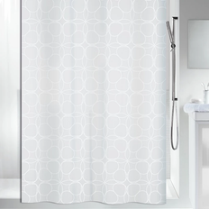 Duschdraperi Spirella Filigran White 180x200 cm