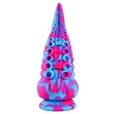 Paloqueth Monster Tentacle Octopus Dildo with Suction Cup 21.8cm Pink-Blue