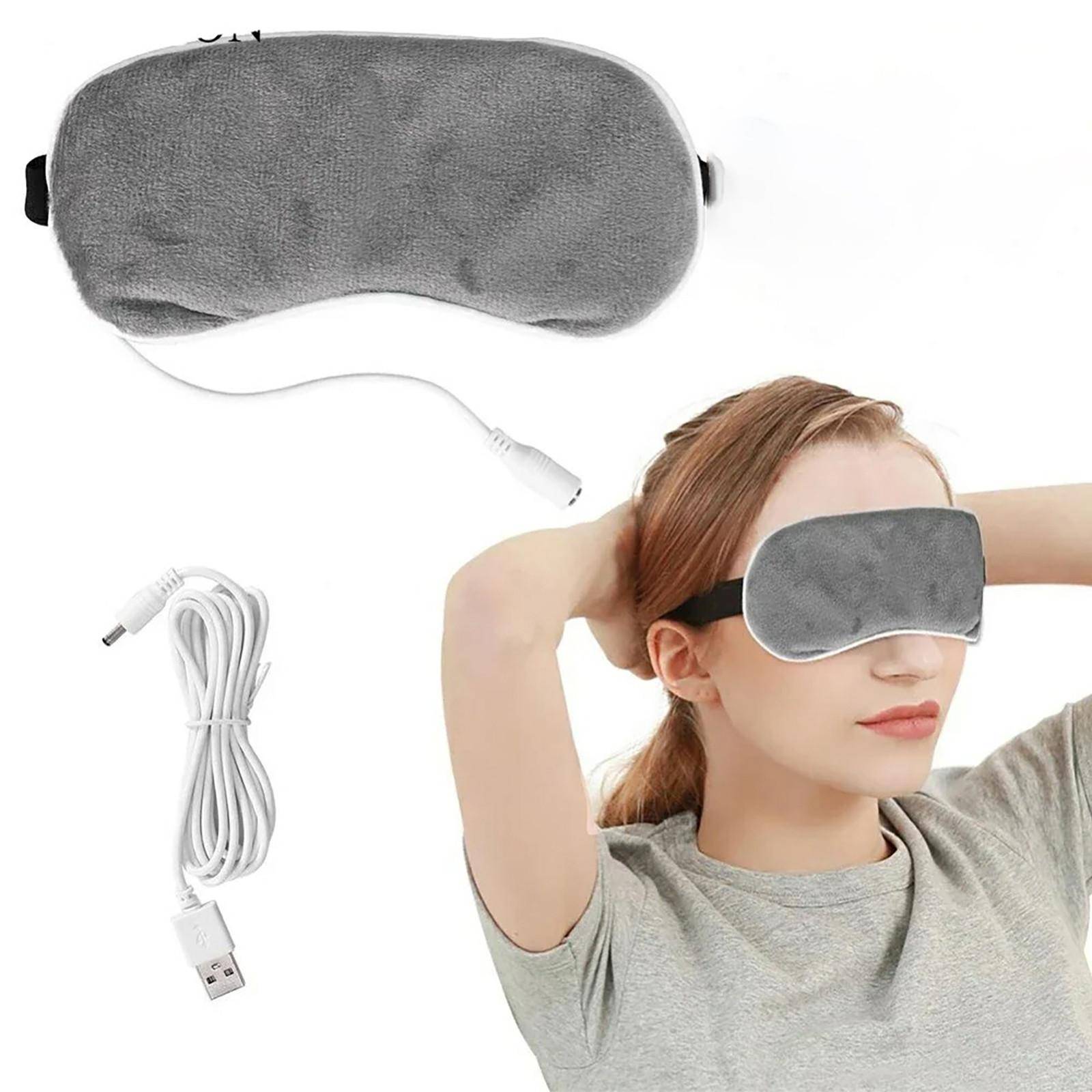 Uppvärmd Ögonmask, USB Ånga Varm Kompress För Svullna Ögon, Värmande Terapeutisk För Torra Ögon, Chalazion, Blefarit, Vagel
