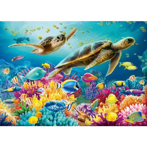 1000 bitar - Blue underwater world