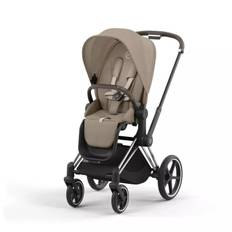 Cybex Priam LUX Sittvagn CHROME/ BROWN Chassi COZY BEIGE (G4)