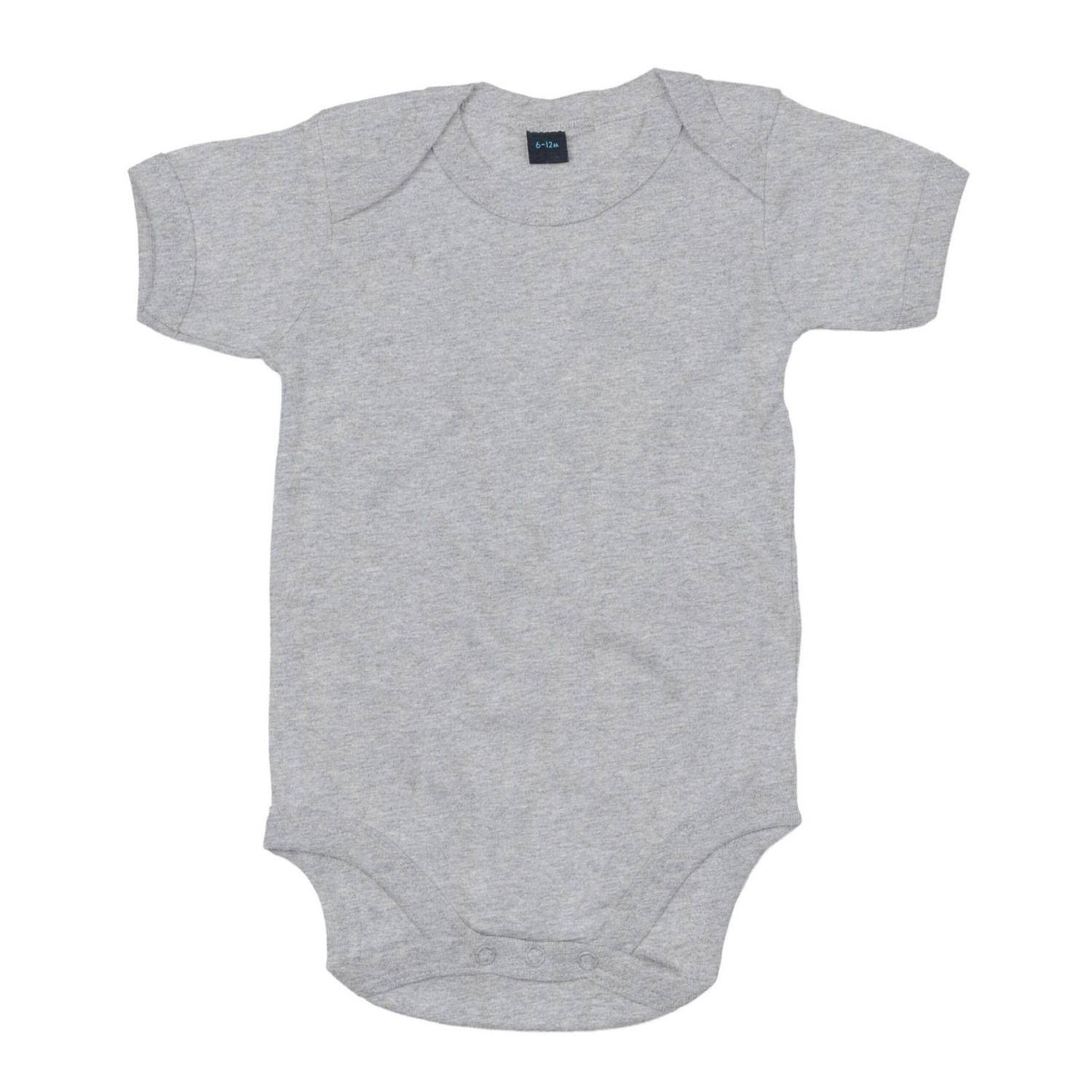 Babybugz Baby Heather Bodysuit 3-6 Months grå