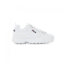 Fila, Sko, Dame, Hvid, 36 EU, Læder, Disruptor Low Sneakers