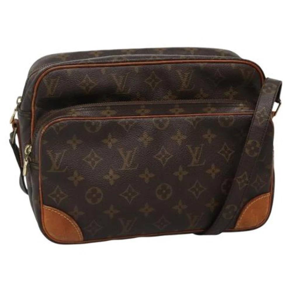 Louis Vuitton Vintage Pre-owned Monogram Canvas Skuldertaske - Vintage - Dame - Brun - ONE SIZE - Uld