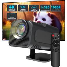 OBOSOE Mini 4K Understøttelse, Full HD 1080P Hjemmebiograf Beamer med Android 11.0 OS, Projektor LED Video WiFi6, Bluetooth