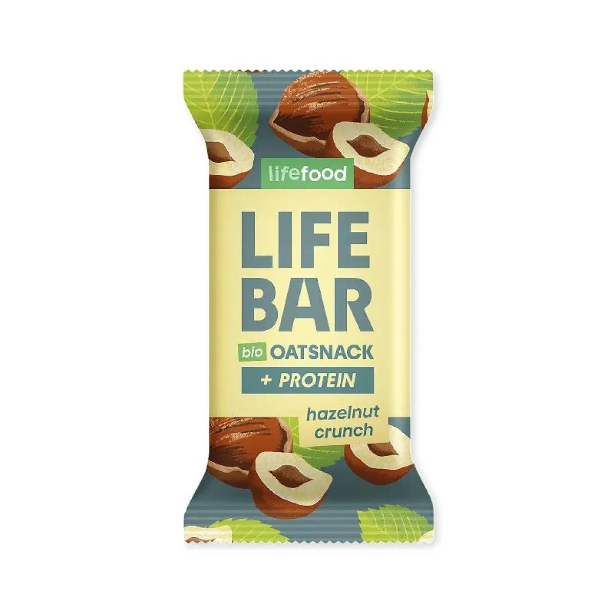 LIFEFOOD LIFEBAR HAVREBAR PROTEIN HAZELNUT eko