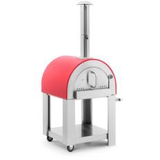 Pizzaovn udendørs - brænde - bageplade af lersten - 40,5 cm pizzadiameter