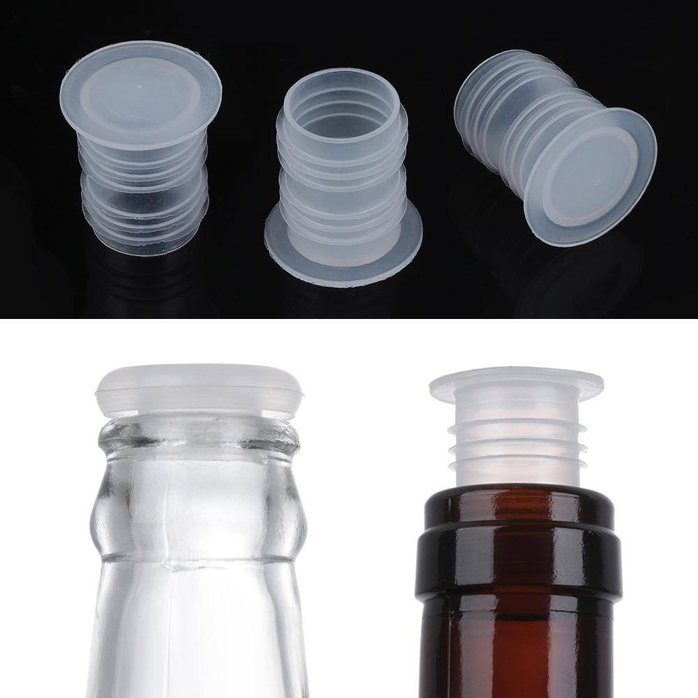 10 st/set Vinpropp Miljövänlig Plast Vinflaskproppar Propp Behåller Fräschhet Vinplugg Köksbar Verktyg