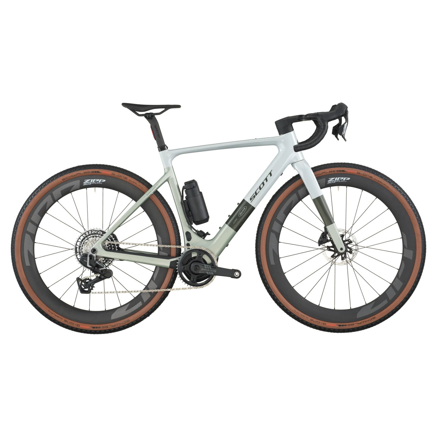 Scott Solace Gravel 10 2026 - SRAM FORCE XPLR eTap AXS 1x13sp - Zipp 303 XPLR SW Carbon - 064 / S / Pale Green/Beluga Grey