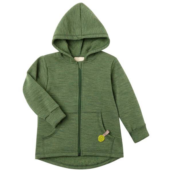Engel Kid's Kapuzenjacke Yllejacka Barn Storlek 104 Färg olivgrön