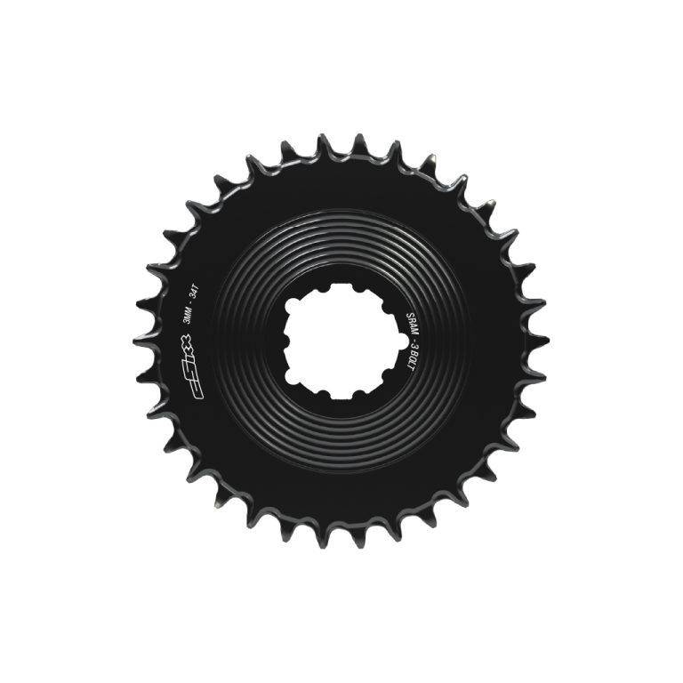cSixx Chainring Sram 3bolt 3mm Speedring: Oval / 38