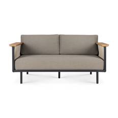ETHNICRAFT - Corbey Udendørs Loungesofa, Black/Silt