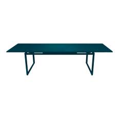 Fermob - Biarritz Table 200/300x100 cm Acapulco Blue 21 - Udendørs spiseborde - Blå - Metal