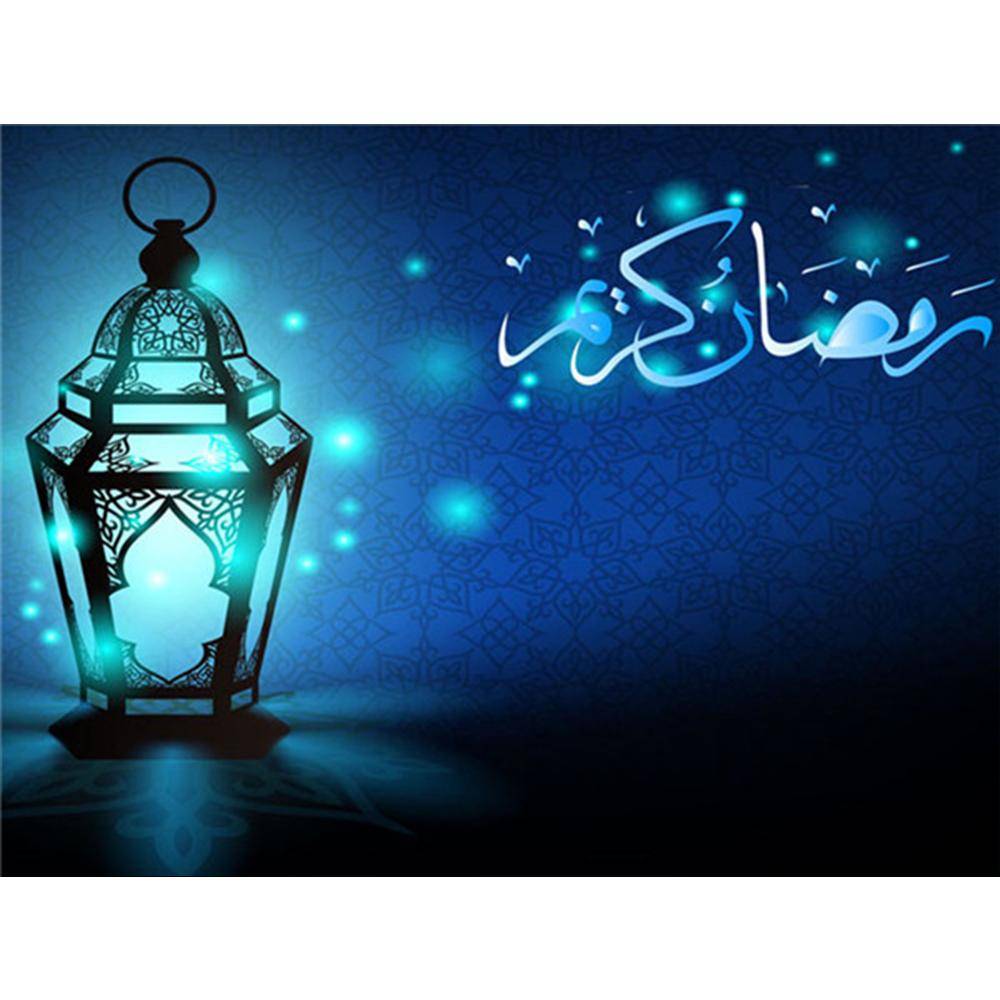 3D DIY Full Drill Diamantmålning Muslimsk måneikon Korsstygn Diamantbroderi Religion Handarbete Dekor för hemmet Full Square 20X30CM