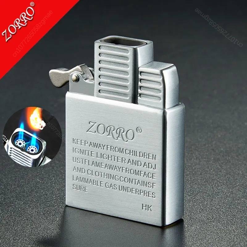 2026 Lighter Insert Compatible with Zorro Lighters Accessories: Gas/Arc Options Stainless Steel Insert Lighters Smoking Gifts