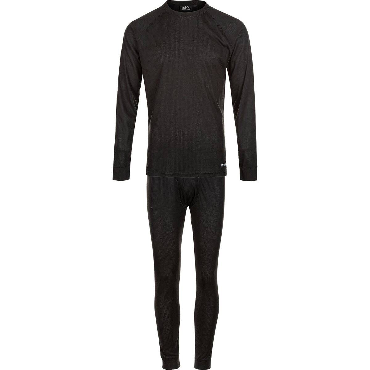 Whistler Oppdal M Ski Underwear Set | Skiundertøj Herre (Farve: 1001 Black, Størrelse: S).
