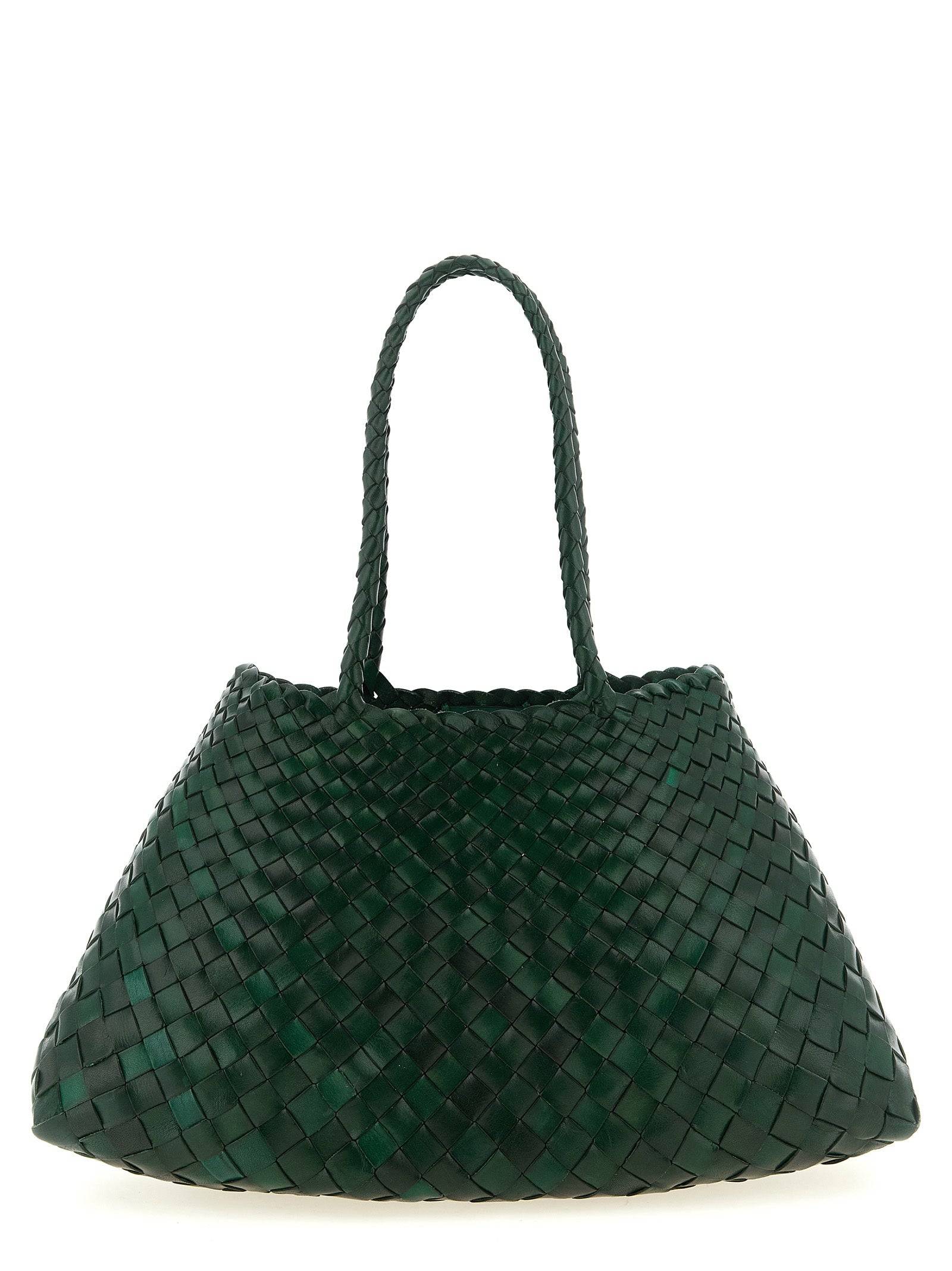 Green Calfskin Shoulder Bag - Dragon Diffusion