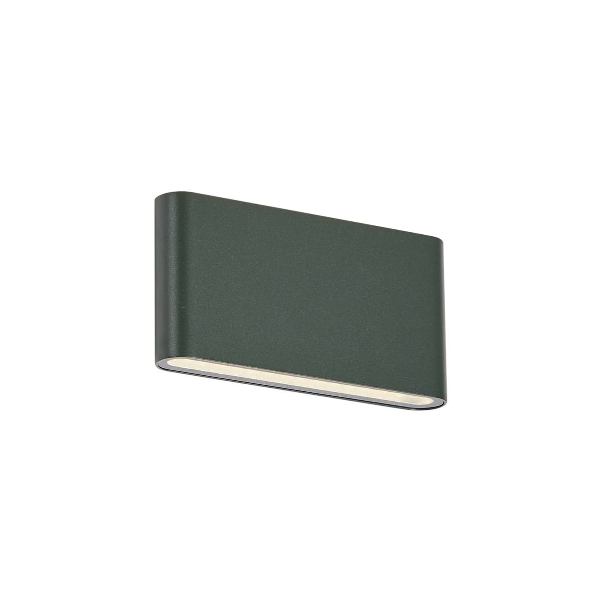 Modern utomhusvägglampa mörkgrön 17,5 cm inkl. LED IP65 - Batt