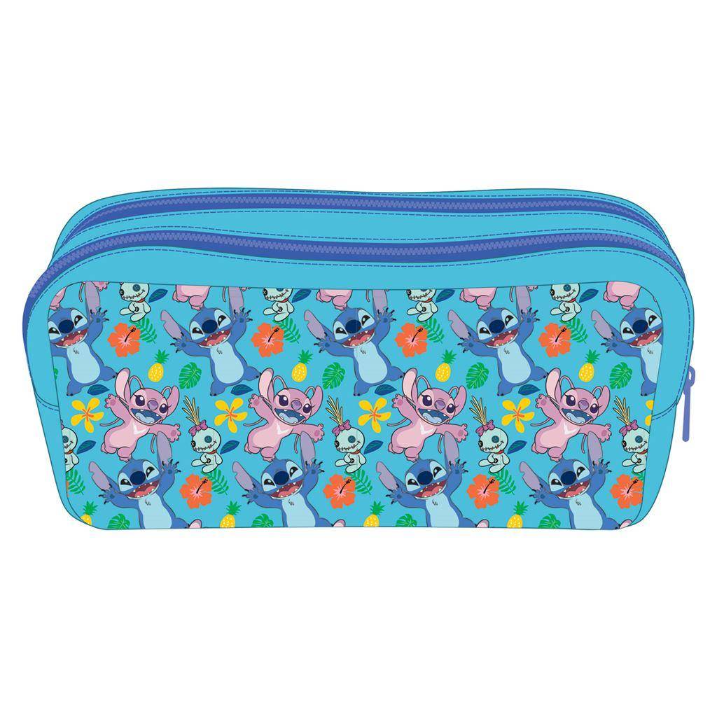 Lilo & Stitch Core Twin Zip Pencil Case One Size