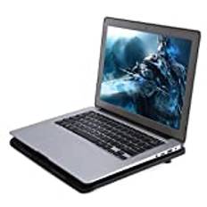 Queen.Y Gaming Laptop Kylare,Laptop Cooler, Kyldyna Bas Stor Fläkt USB-Stativ för 14 tum Eller Under Anteckningsbok Svart Med Supertysta Fläktar