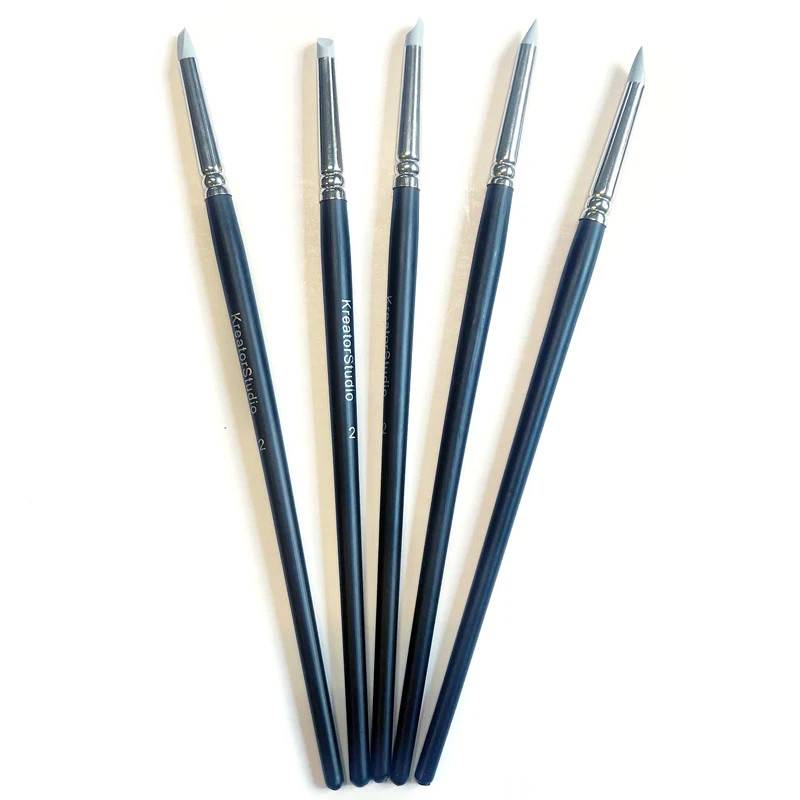 Silikonpensel Colour Shaper strlk 0 set med 5st