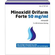 Minoxidil Orifarm Forte, kutan lösning 50 mg/ml 3 x 60 ml - Multi