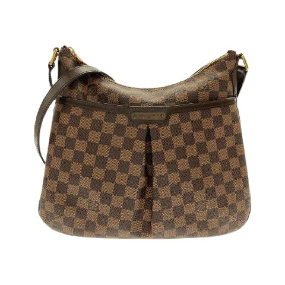 Louis Vuitton Vintage Pre-owned Damier Bloomsbury Skuldertaske - Vintage - Dame - Brun - ONE SIZE - Uld