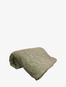 DAY Home Quilted Velvet Quilt - Kuddar & Filtar - RESEDA GREEN / khaki/green