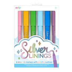 Silver Linings Outline Markers - Ooly