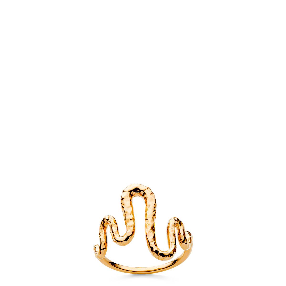 Maanesten ring - 4315A Viva guldbelagt