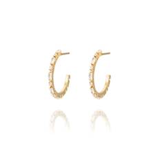 Caroline Svedbom - Evelyne Loops Gold Crystal