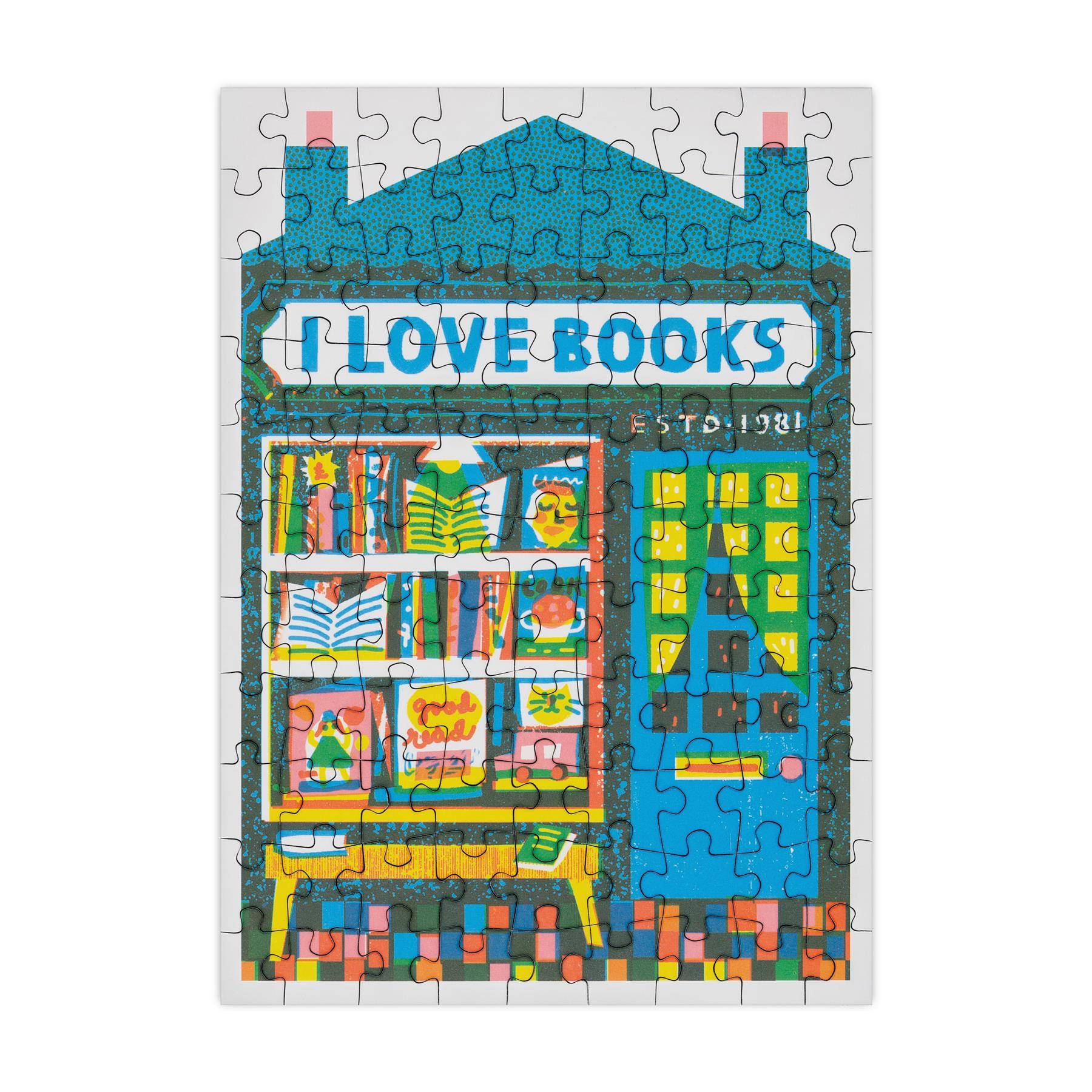 Book Shop 99 Piece Mini Jigsaw Puzzle - Default Title