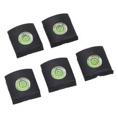 5PCS Camera Hot Shoe Cover with Bubble Level Universal Spirit Level Hot Shoe Cap Dustproof for DSLR