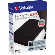 Verbatim Store 'n' Go SSD External Drive - 512gb