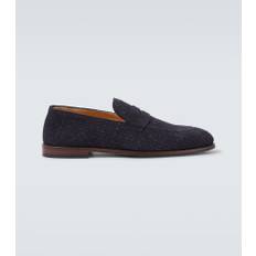 Brunello Cucinelli Suede loafers - blue - EU 41.5