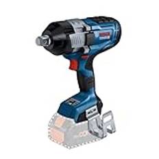 Bosch Professional BITURBO sladdlös mutterdragare GDS 18V-1600 HC (3/4"-verktygsfäste för hela 1 600 Nm åtdragningsmoment och 2 200 Nm brytmoment, inkl. stegklämma, utan batterier och laddare)