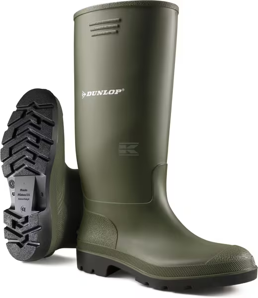 Dunlop Pricemastor PVC Gummistøvle grøn - 35.