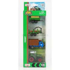 Traktor med tillbehör - Fendt 209 - 4 st delar